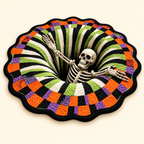 3D Skeleton Escape Halloween Rug