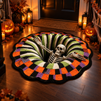 3D Skeleton Escape Halloween Rug