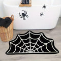 Spider Web Halloween Door Mat